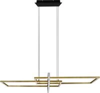 Trio Leuchten LED Pendelleuchte Salinas schwarz matt, Switch-Dimmer