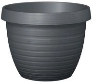 Scheurich Pflanzgef&auml;&szlig; Country Star &Oslash; 30 x 22,4 cm metallic grey