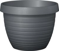 Scheurich Pflanzgef&auml;&szlig; Country Star &Oslash; 35 x 26,2 cm metallic grey