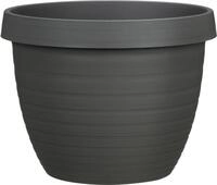 Scheurich Pflanzgef&auml;&szlig; Country Star &Oslash; 40 x 30 cm metallic grey