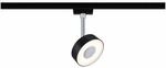 Paulmann URail LED Einzelspot Circle schwarz matt chrom 9,8 cm 5 W