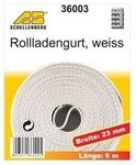 Schellenberg Rollladengurt wei&szlig; Breite 23 mm - L&auml;nge 6 m
