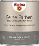 Alpina Feine Farben Lack No. 01 St&auml;rke der Berge - grau 750 ml
