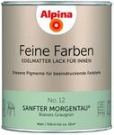 Alpina Feine Farben Lack No. 12 Sanfter Morgentau - graugr&uuml;n 750 ml