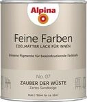 Alpina Feine Farben Lack No. 07 Zauber der W&uuml;ste - sandbeige 750 ml