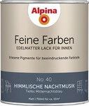 Alpina Feine Farben Lack No. 40 Himmlische Nachtmusik - mitternachtsblau 750 ml