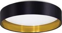 Eglo LED Deckenleuchte Maserlo 2 schwarz-gold &Oslash; 38 cm warmwei&szlig;