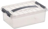Sunware Aufbewahrungsbox Q-Line mit Deckel 30 x 20 cm 4 L transparent