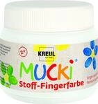Kreul Mucki Stoff Fingerfarbe wei&szlig; 150 ml