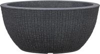 Scheurich Pflanzschale Serie 297 Barceo Bowl stony black &Oslash; 40 cm