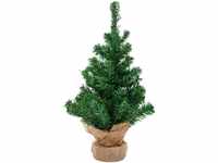 Weitere Mini Weihnachtsbaum im Jutesack 60 cm GLO660155557