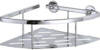tesa Eck-Duschablage Aluxx zum Kleben dreieckig 1 Ablage verchromt 25 cm