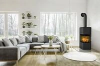 Fireplace Kaminofen Royal Stahl, schwarz, 5 kW