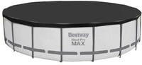 Bestway Abdeckplane PVC Flowclear schwarz &Oslash; 555 cm