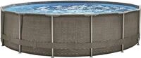 Summer Waves Rundpool Active Frame Swimmingpool &Oslash; 457 x 106 cm, braun