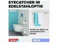 Tesa WC-Bürstenhalter Moon Edelstahloptik zum Kleben