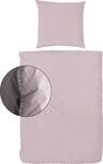 Vario Bettw&auml;sche Renforce Stone washed rose, 135 x 200 cm