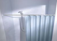 Kleine Wolke Federstange f&uuml;r Duschvorh&auml;nge 130 - 250 cm / &Oslash; 2,5 cm / chrom