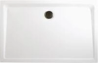 Schulte Duschwanne Mineralguss 80 x 100 cm alpinwei&szlig;
