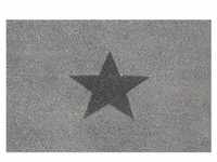 Fußmatte Stars Kokos grau, 40 x 60 cm