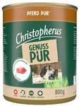 Christopherus Pur Hundenassfutter Single Protein getreidefrei 800 g Pferd