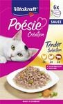 Vitakraft Po&eacute;sie Katzenfutter Cr&eacute;ation Tender Selection in Sauce 6 x 85 g