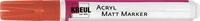 Kreul Acryl Matt Marker Medium rot