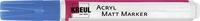 Kreul Acryl Matt Marker Medium blau