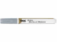 Kreul Acryl Metallic Marker Medium silber GLO663152228
