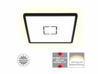 Briloner Slim LED Panel Free schwarz 29,3 x 29,3 cm mit Backlight-Effekt