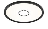 Briloner Slim LED Panel Free schwarz &Oslash; 29,3 cm mit Backlight-Effekt