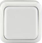 Unitec Aus-Wechselschalter Aufputz wei&szlig;, Serie Standard