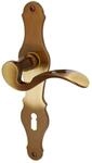 Alpertec BB-Langschildgarnitur Eva Easy Messing bronze verschn&ouml;rkelt