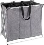 Wenko W&auml;schesammler Trio Grau 130 l, grau