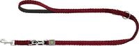 Hunter Hundeleine F&uuml;hrleine verstellbar Hilo 2 m x 1,5 cm rot