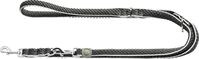 Hunter Hundeleine F&uuml;hrleine verstellbar Hilo 2 m x 1,5 cm anthrazit