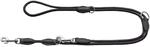 Hunter Hundeleine F&uuml;hrleine verstellbar Freestyle 2 m x 0,8 cm schwarz