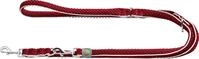 Hunter Hundeleine F&uuml;hrleine verstellbar Hilo 2 m x 2 cm rot