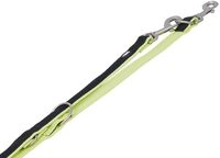 Nobby Hundeleine F&uuml;hrleine Mesh Preno 2 m x 1,5 - 2 cm neongelb