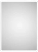 DSK LED Lichtspiegel Silver Luna 80x60 cm