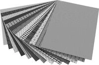 Glorex Motivblock schwarz/weiss 24 x 34 cm 26 Blatt sortiert