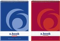 herlitz Spiralnotizblock A6 50 Blatt kaiert 4 St&uuml;ck