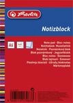 herlitz Haushaltsnotizblock A6 kariert 50 Blatt holzfreies Papier 60 g