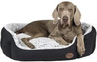 Nobby Komfort Bett Cacho oval dunkelgrau
