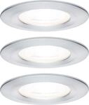 Paulmann LED Einbauleuchte Nova 3x6,5W warmwei&szlig; Aluminium