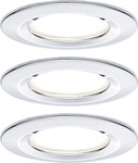 Paulmann LED Einbauleuchte Nova 3x6,5W IP44 chrom