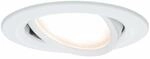 Paulmann LED Einbauleuchte Nova Coin wei&szlig;-matt 8,4 cm dimmbar warmwei&szlig;