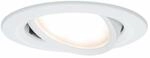Paulmann LED Einbauleuchte Nova Coin wei&szlig;-matt 8,4 cm warmwei&szlig;