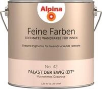 Alpina Feine Farben Wandfarbe No. 42 Palast der Ewigkeit - vornehmes graurosa...