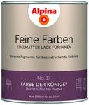 Alpina Feine Farben Lack No. 17 Farbe der K&ouml;nige - purpur 750 ml